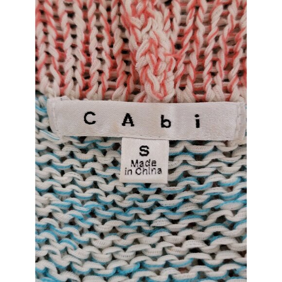 CAbi Womens Multicolor Knit Shawl Cardigan S - Picture 3 of 5